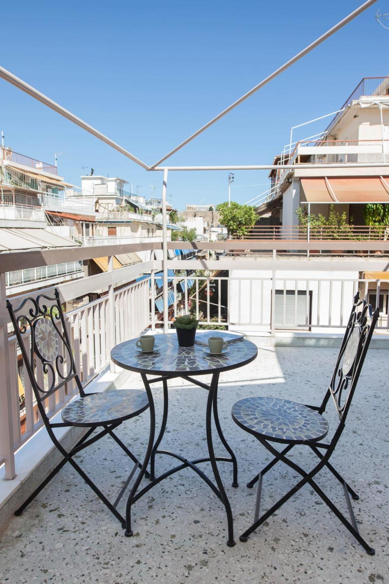 Neos Kosmos Gem With Balcony And Acropolis View Apartment *