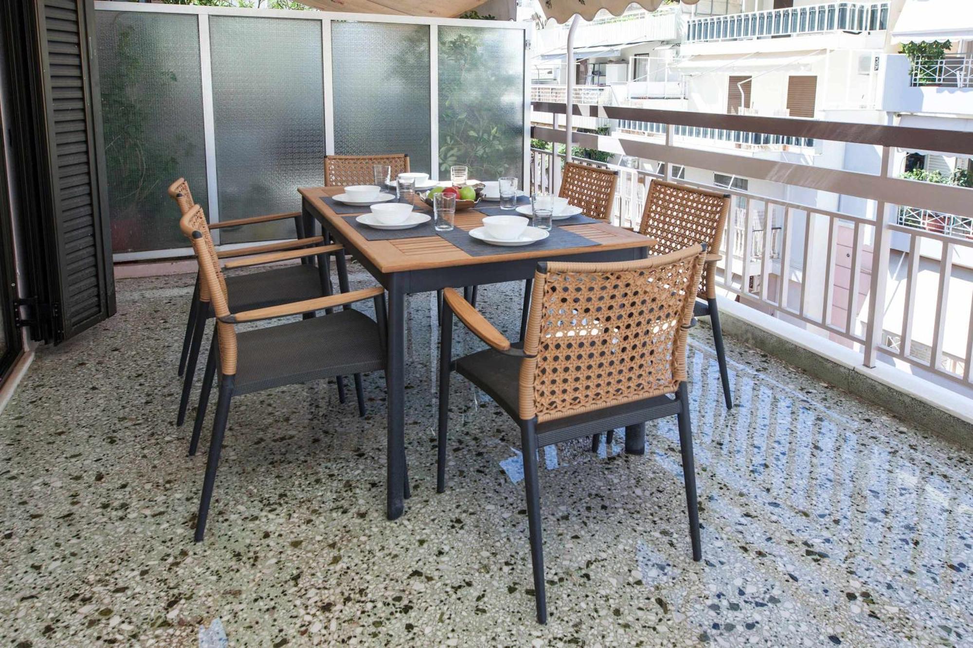 Apartment Neos Kosmos Gem With Balcony And Acropolis View